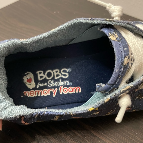 Bobs from Sketchers Navy Beach Bingo Puddle Pals Sneakers Size Women's 6.5 - Picture 4 of 9